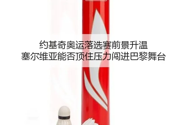约基奇奥运落选赛前景升温 塞尔维亚能否顶住压力闯进巴黎舞台